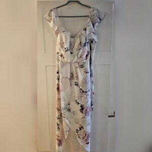 City Chic High low off shoulder Dress